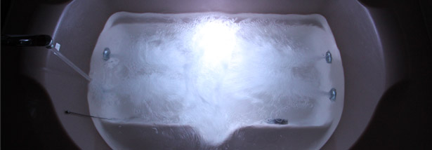 浴槽用水中照明　ホワイト