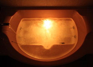 浴槽用水中照明　オレンジ